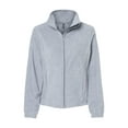 thumbnail image 1 of Burnside - Women's Polar Fleece Full-Zip Jacket - 5062 - Heather Grey - Size: 2XL, 1 of 2