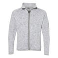 thumbnail image 1 of Burnside - Women's Sweater Knit Jacket - 5901 - Heather Grey - Size: XL, 1 of 3