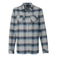 thumbnail image 1 of Burnside Women's Yarn-Dyed Long Sleeve Flannel Shirt Size up to 3XL, 1 of 3