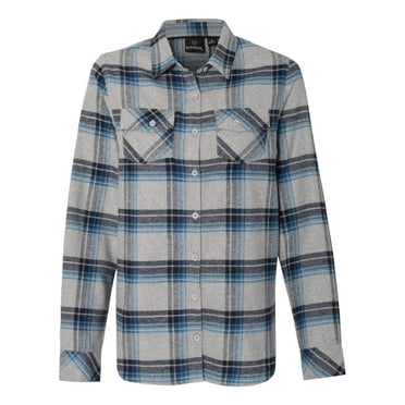 Burnside Women's Yarn-Dyed Long Sleeve Flannel Shirt, Style 5210