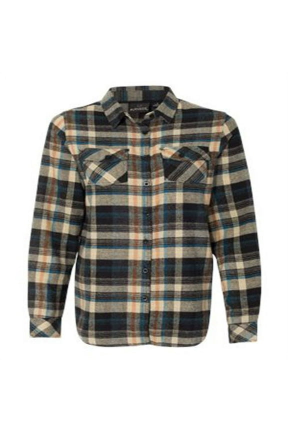 Women's Yarn-Dyed Long Sleeve Flannel Shirt