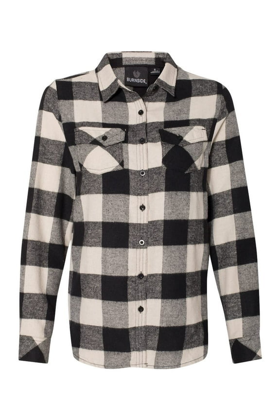 Wovens - Fall Women's Yarn-Dyed Long Sleeve Flannel Shirt 5210