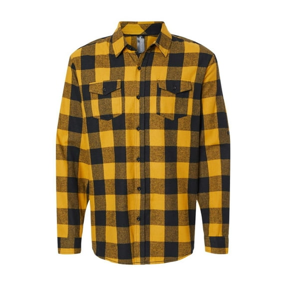 Burnside Yarn-Dyed Long Sleeve Flannel Shirt
