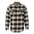 thumbnail image 1 of Burnside Yarn-Dyed Long Sleeve Flannel Shirt Size up to 4XL, 1 of 5