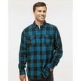 thumbnail image 1 of Burnside Yarn-Dyed Long Sleeve Flannel Shirt, 1 of 5