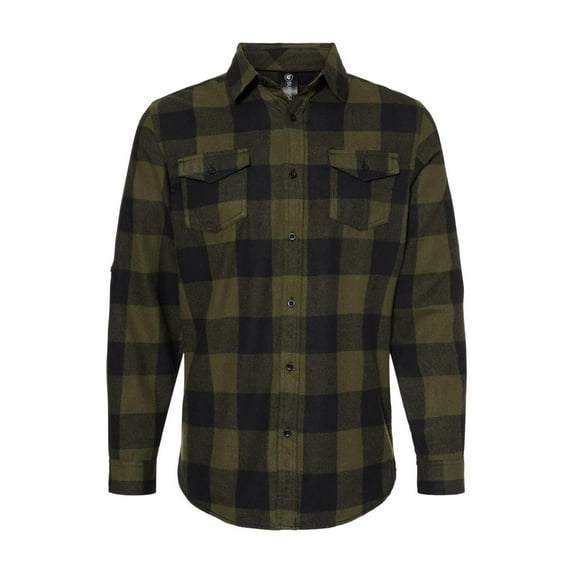 Burnside Yarn-Dyed Long Sleeve Flannel Shirt