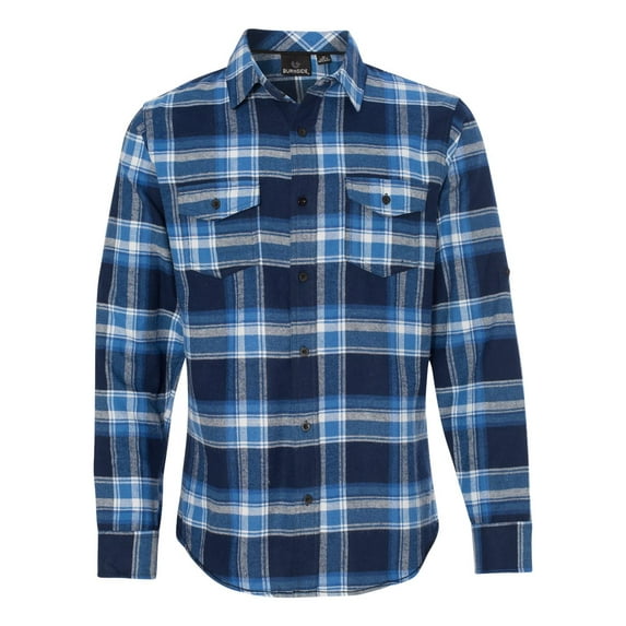 Burnside Yarn-Dyed Long Sleeve Flannel Shirt