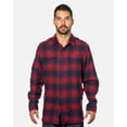 thumbnail image 1 of Burnside Yarn-Dyed Long Sleeve Flannel Shirt, 1 of 3