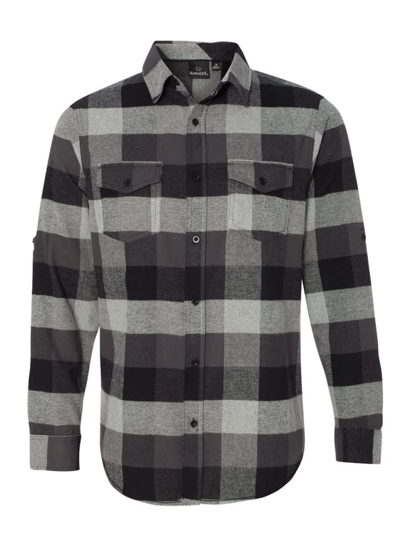 Yarn-Dyed Long Sleeve Flannel Shirt