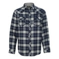 thumbnail image 1 of Burnside Yarn-Dyed Long Sleeve Flannel Shirt, 1 of 3