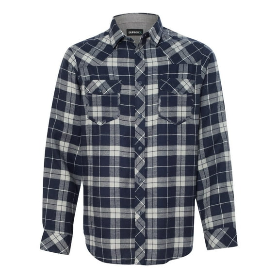 Burnside Yarn-Dyed Long Sleeve Flannel Shirt
