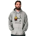 thumbnail image 1 of Burnt Burger BBQ Fire Funny Grilling Men's Big & Tall Graphic Hoodie Brisco Brands 4X, 1 of 5
