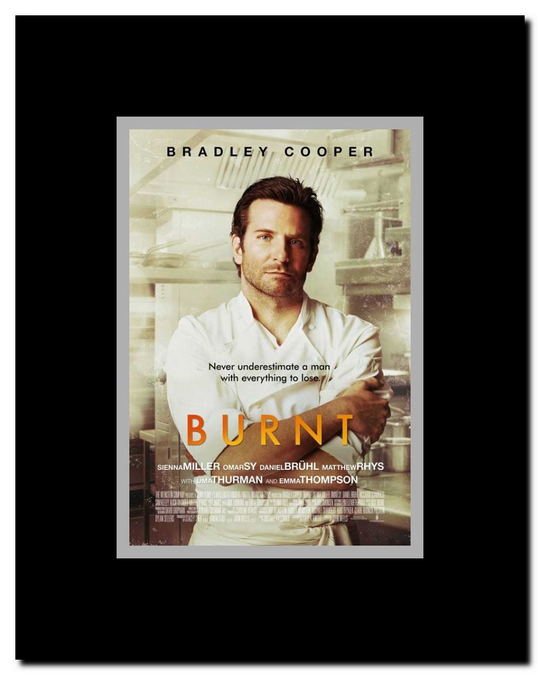 Burnt Framed Movie Poster