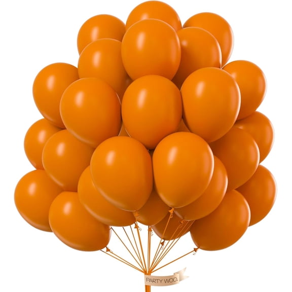Burnt Orange Balloons 100pcs 12 Inch Terracotta Rust Fall Color Autumn Boho Balloon Arch Kit Garland for Wedding Birthday Baby Shower Thanksgiving Halloween Party Decorations Orange-F53