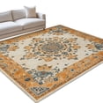 thumbnail image 1 of Burnt Orange Boho Washable Rug 3x5 Area Rug for Living Room Bedroom Non Slip Indoor Floor Rectangle Carpet Soft Low Pile Large Southwestern Ethnic Geometric Entryway Rugs for Dining Room Office Home, 1 of 9