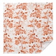thumbnail image 1 of Burnt Orange Botanical Cloth Napkins Washable Set of 1, Vintage Nature Flower Reusable Dinner Table Napkins Cloth Bulk for Weddings Kitchen Restaurants Hotel Events Parties 20 x 20 Inch, 1 of 9