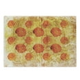 thumbnail image 1 of Burnt Orange Cutting Board, Vintage Rose Flower Pattern Grubby Paint Texture Grunge Rusty Effects Image, Decorative Tempered Glass Cutting and Serving Board, Large Size, Orange Tan, by Ambesonne, 1 of 5