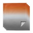thumbnail image 1 of Burnt Orange Gray Ombre Cloth Napkins, Modern Gradient Abstract Art Washable and Reusable Dinner Napkins Set of 4, Table Napkin for Kitchen Party Birthday Wedding Hotel Housewarming 20"x20", 1 of 8