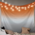 thumbnail image 1 of Burnt Orange Gray Ombre Tapestry for Bedroom Wall Hanging Tapestry, Modern Gradient Abstract Art Ceiling Backdrop Tapestries Poster Blanket Wall Decor for Teens Room Living Room Dorm 51" x 59", 1 of 8