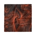 thumbnail image 1 of Burnt Orange Head Scarf, Digital Swirls Floral, Head Wrap, 3 Sizes, by Ambesonne, 1 of 2