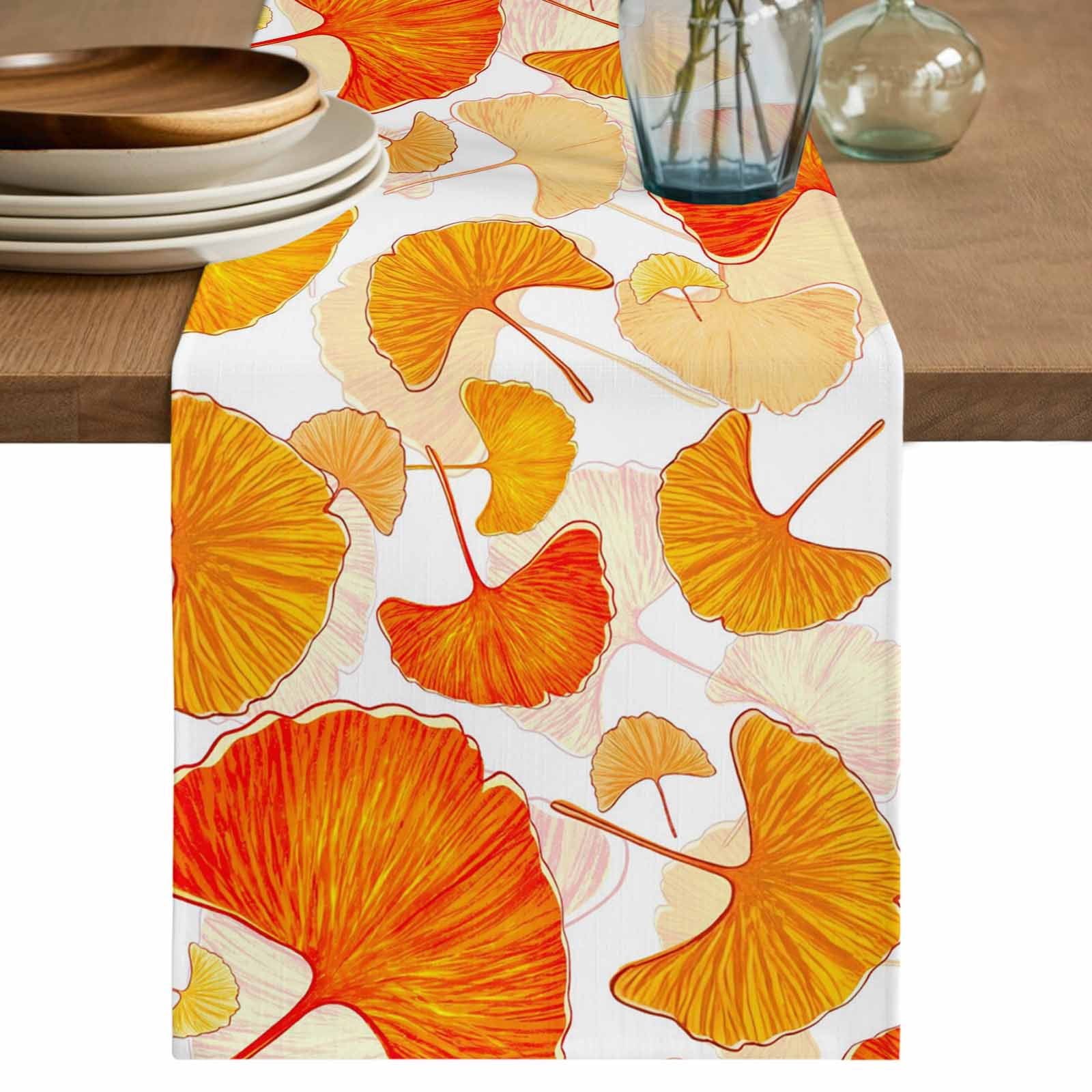 Extraordinary Burnt Orange Table Runner Images