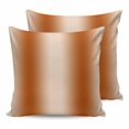 thumbnail image 1 of Burnt Orange Ombre 26x26 Pillow Covers Set of 2, Farmhouse Orange Gradient Modern Art Throw Pillow Covers Decorative Couch Cushion Case, Microfiber Square Pillowcases for Bedroom Car Living Room, 1 of 7