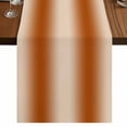 thumbnail image 1 of Burnt Orange Ombre Short Table Runner 36 Inches Long,Modern Abstract Art Farmhouse Gradient Cotton Linen Table Runners Dresser Scarves,Tabletop Scarf Furniture Cover for Home Dinner Party 13"x36", 1 of 8