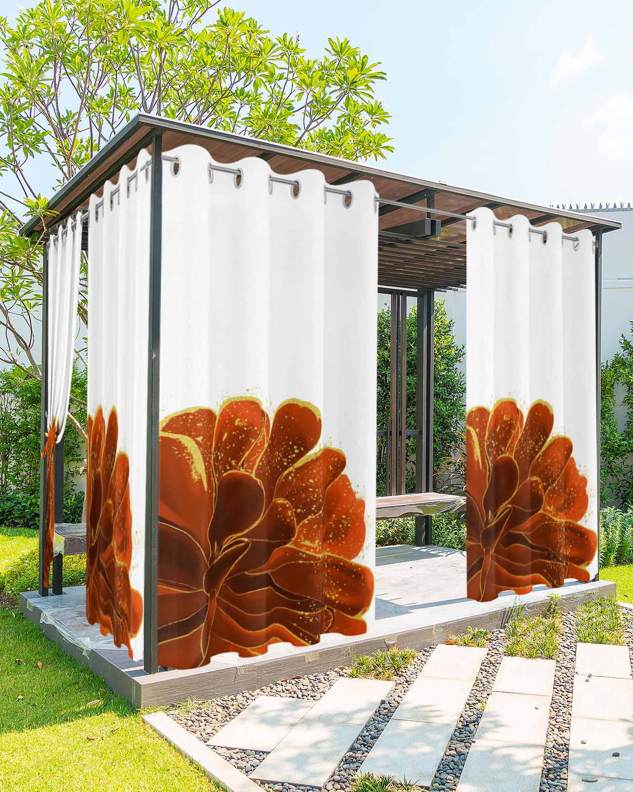 Burnt Orange Outdoor Pillows