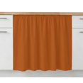 thumbnail image 1 of Burnt Orange Oven Skirt Curtain for Kitchen Decor 28"x35", Fall Autumn Thanksgiving Farmhouse Solid Color Self Adhesive Stove Curtains Skirt Cabinet Curtains for Bathroom Laundry Room, 1 of 8