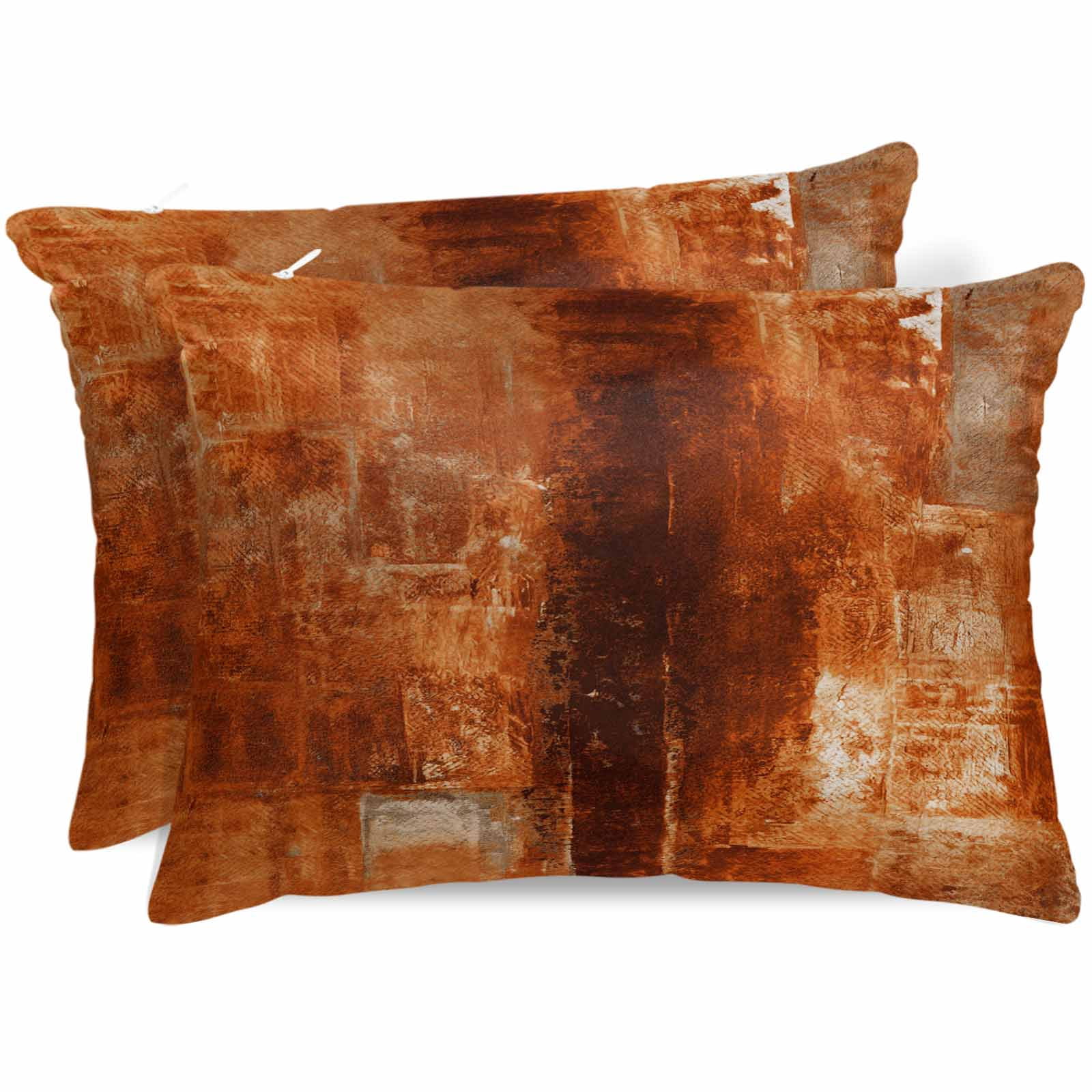 Burnt Orange Pillow Cases