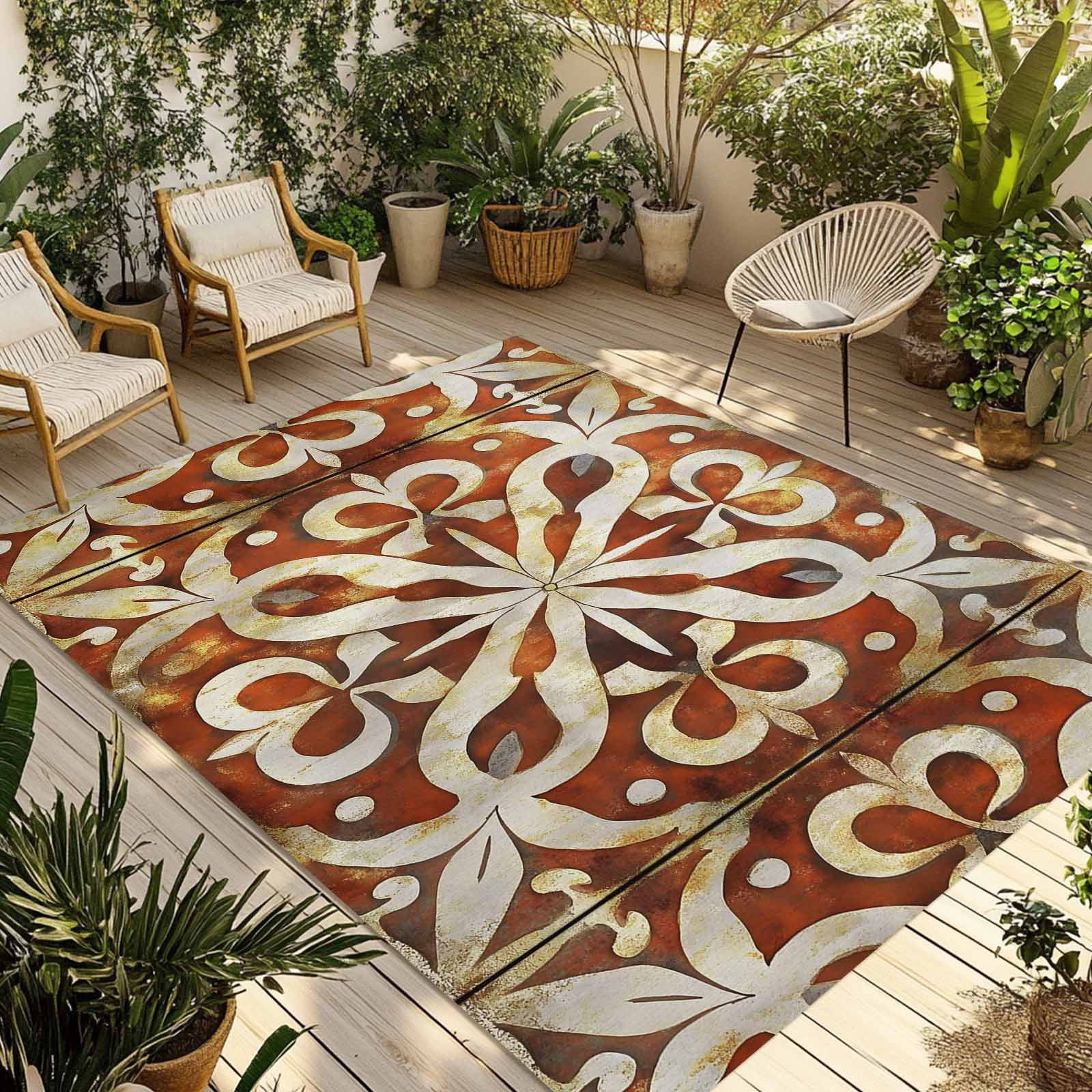 Burnt Orange Outdoor Pillows