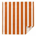 thumbnail image 1 of Burnt Orange Striped Cloth Napkins Washable Set of 1, Thanksgiving Orange White Stripes Reusable Dinner Table Napkins Cloth Bulk for Weddings Kitchen Restaurants Hotel Events Parties 20 x 20 Inch, 1 of 9