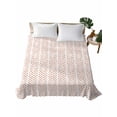 thumbnail image 1 of Burnt Orange Striped Flat Sheets Only California King Size, Soft Breathable Bed Top Sheets for Mattress, Modern Abstract Art Geometric Luxury Bedding Flat Sheets for Home Hotel Bedroom Bed Protection, 1 of 9