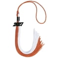 thumbnail image 1 of Endea Graduation Burnt Orange/White Graduation Tassel with Black Date Drop, 1 of 2