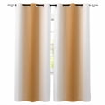 thumbnail image 1 of Burnt Orange White Ombre Blackout Curtains 54 Inches Long, Modern Abstract Art Farmhouse Gradient Thermal Insulated Black Out Curtains, Darkening Curtain for Bedroom Living Room 45"x54" 2 Panels, 1 of 8