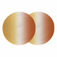 thumbnail image 1 of Burnt Orange Yellow Ombre Round 13 Inch Placemats Set of 2, Contemporary Art Abstract Aesthetics HeatResistant Non Slip Place Mats for Dining Table, Wipeable Kitchen Table Mats for Housewarming, 1 of 9