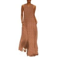 thumbnail image 1 of Burnt Orange and White Long Dress dress for woman Elegant gown luxury evening dress woman for wedding Long, 1 of 6