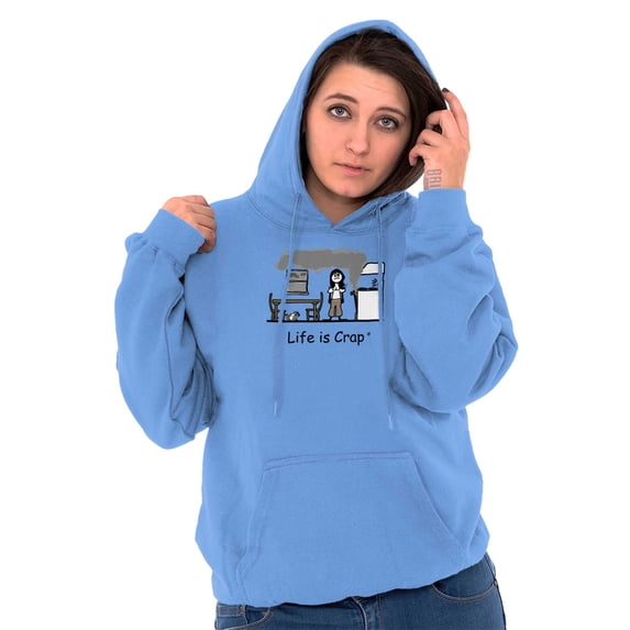 Burnt Oven Funny Cooking Baking Hoodie Sweatshirt Women Brisco Brands L