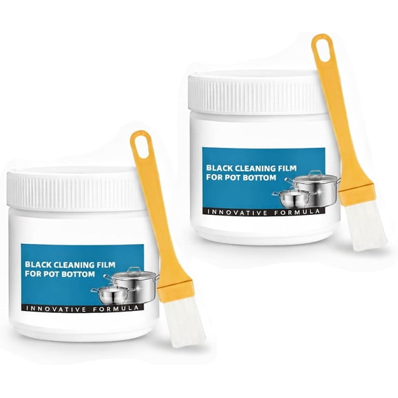 Burnt Residue Remover Paste - Cookware Cleaner 9.17oz 2 Pack