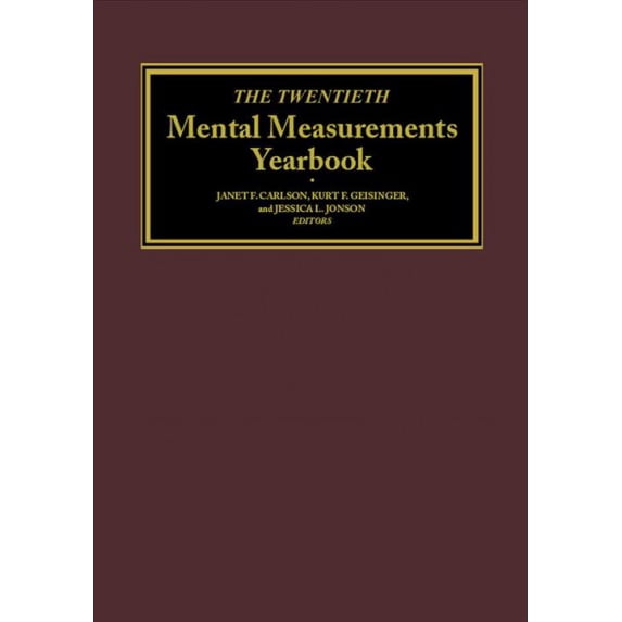 Buros Mental Measurements Yearbook: The Twentieth Mental Measurements Yearbook (Hardcover)