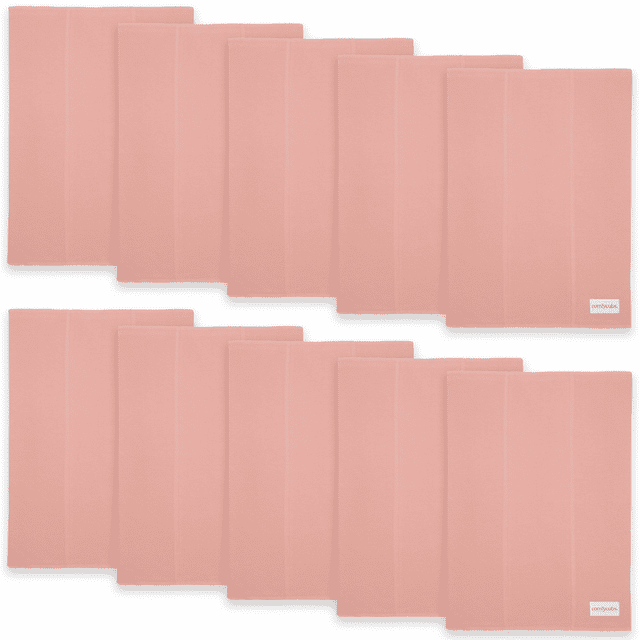 Burp Cloths 10 Pack Large 100 Cotton Washcloths Double Layered Burping