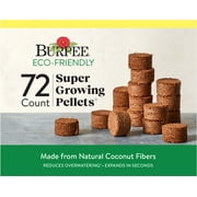 Burpee 72-Cell Super Growing Pellets, For indoor seed starting, fits all Burpee Seed starting trays