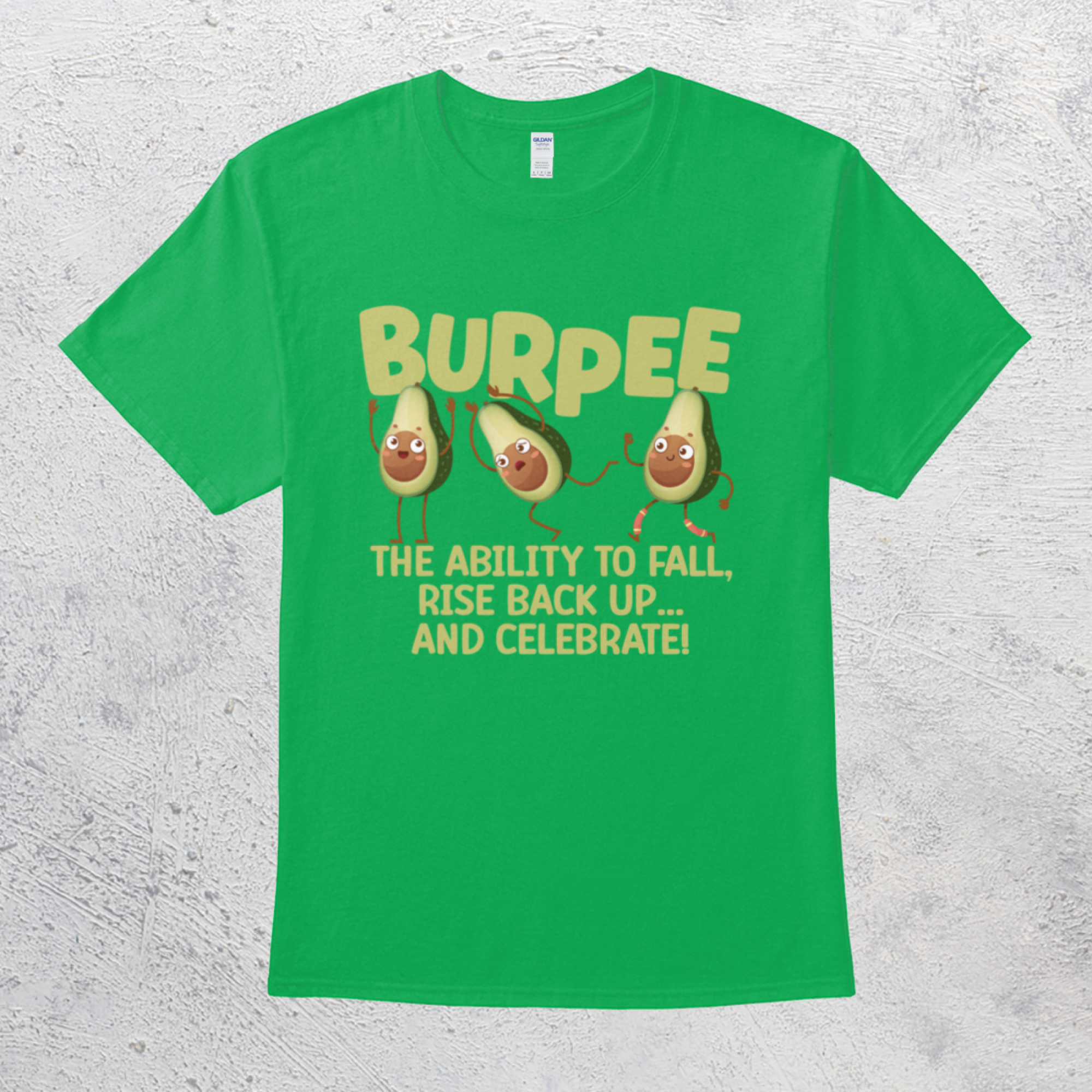 Burpee Avocado Funny Fitness Workout Pun TShirt