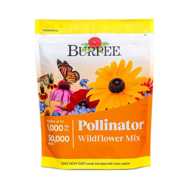 Burpee Bee Pollinator Wildflower Seeds Mix – Non-GMO, Attracts ...