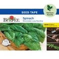 Burpee Bloomsdale Long Standing Spinach Seed Tape NonGMO, Heirloom Vegetable Gardening Seeds