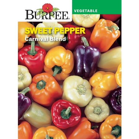 Burpee Carnival Blend Sweet Pepper Vegetable Seed, 1-Pack