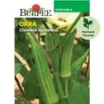 thumbnail image 1 of Burpee Clemson Spineless Okra Seed, Annual Vegetable, Full Sun, 1 of 5