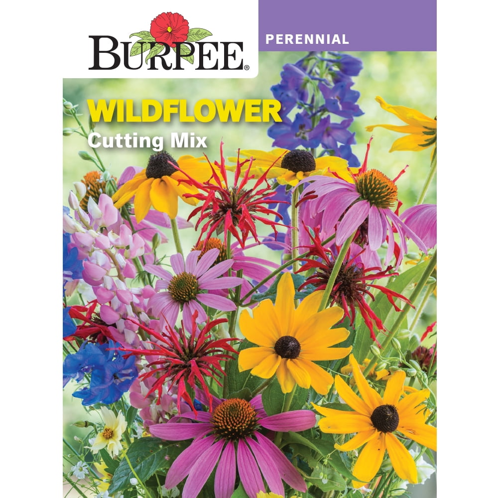 Burpee Wildflower Cutting Mix Flower Seed Pack for Planting Garden