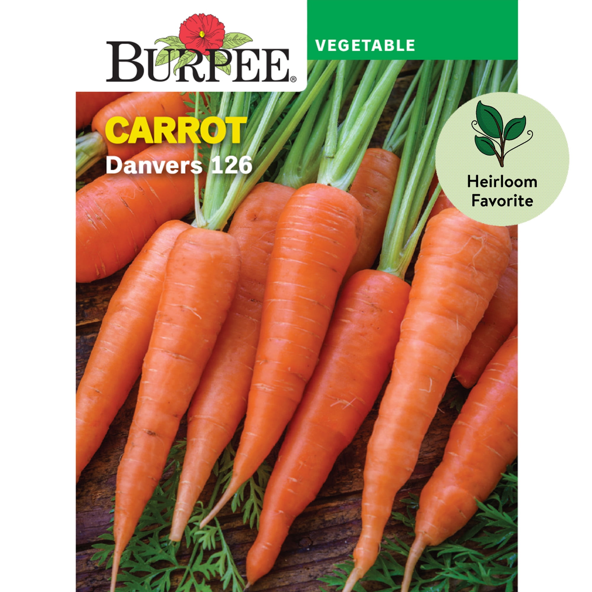 Burpee Danvers 126 Carrot Vegetable Seed, 1-Pack