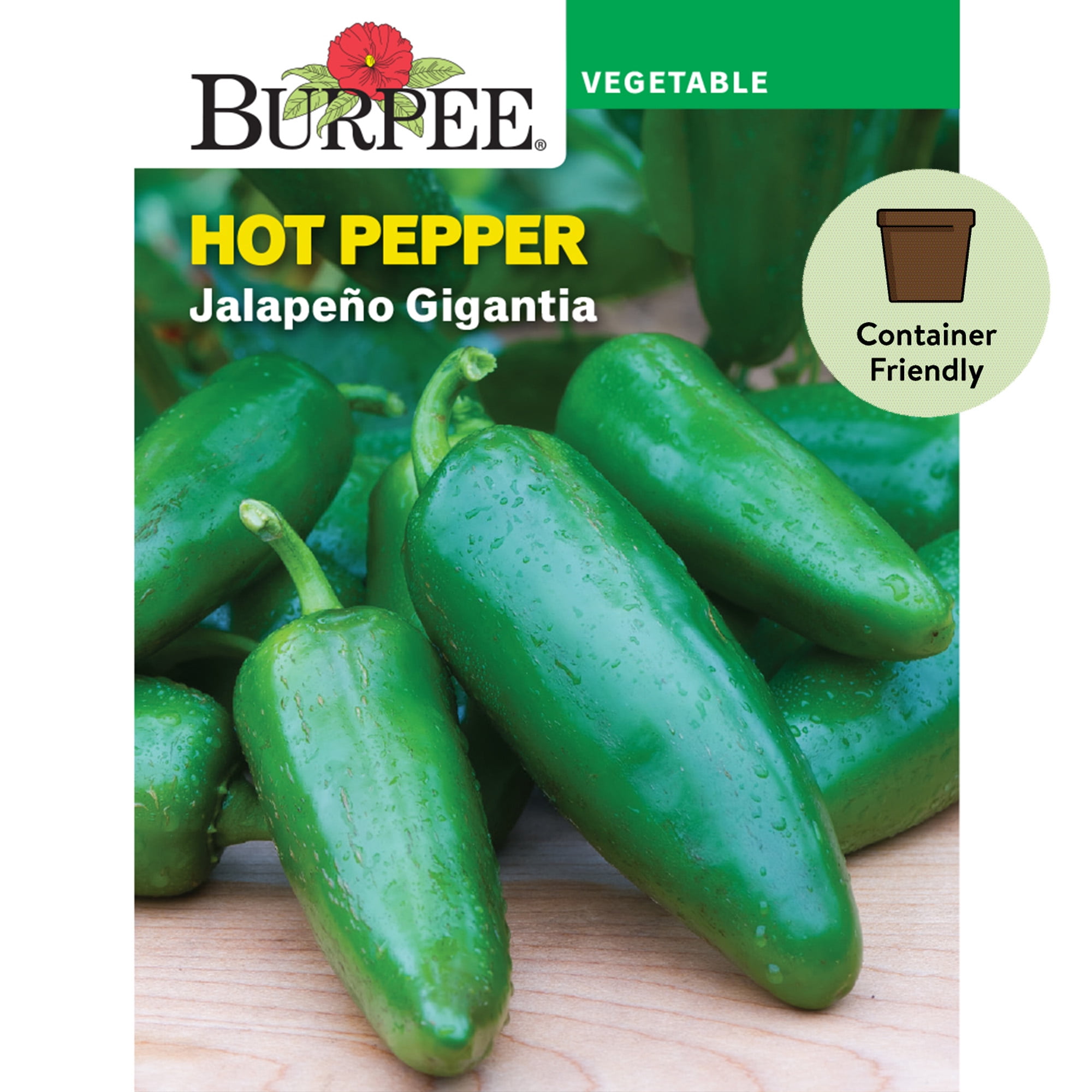 Burpee Gigantia Jalapeno Vegetable Seed, 1Pack